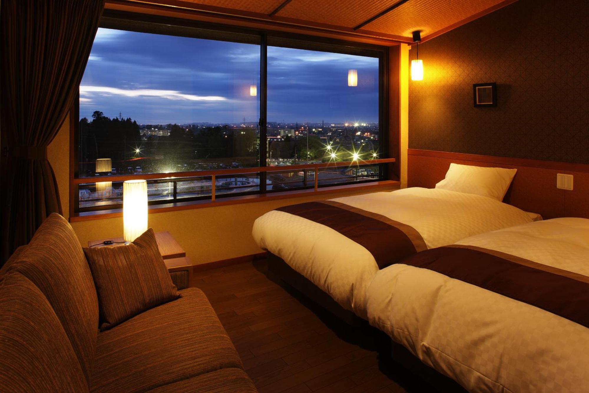 Kintarou Onsen Hotel Uozu Buitenkant foto
